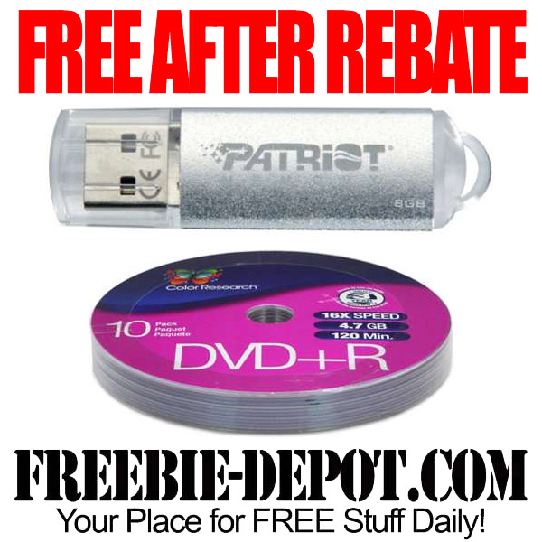 Free After Rebate DVDs and USB Flash Drive