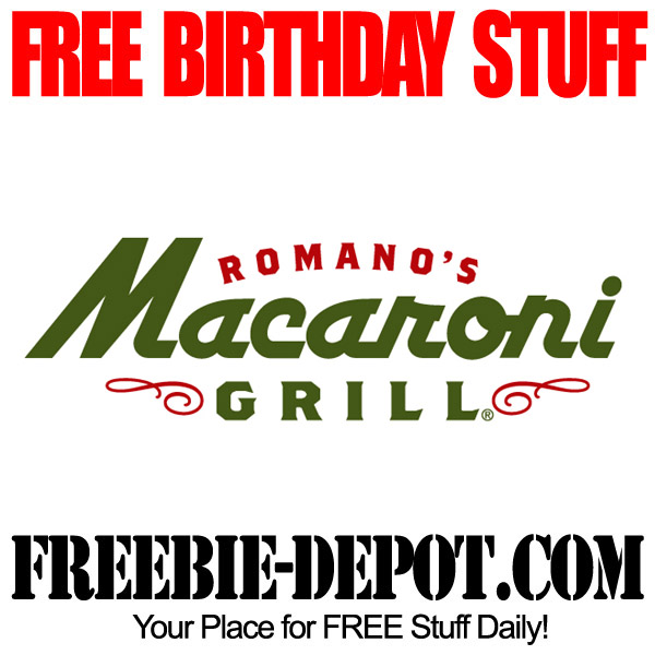 FREE BIRTHDAY STUFF – Romano’s Macaroni Grill – Birthday Freebie Dessert – FREE BDay Tiramisu