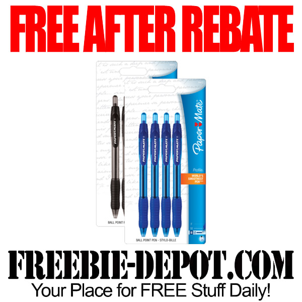 FREE AFTER REBATE – Ballpoint Pens at Staples