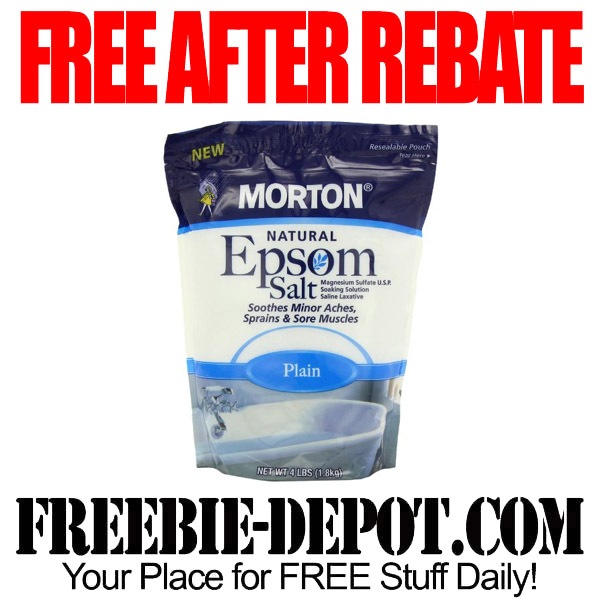 Free After Rebate Epsom Salt