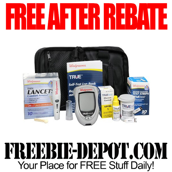 FREE AFTER REBATE – Glucose Monitoring Kit