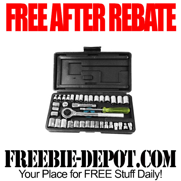 FREE AFTER REBATE – Socket Set