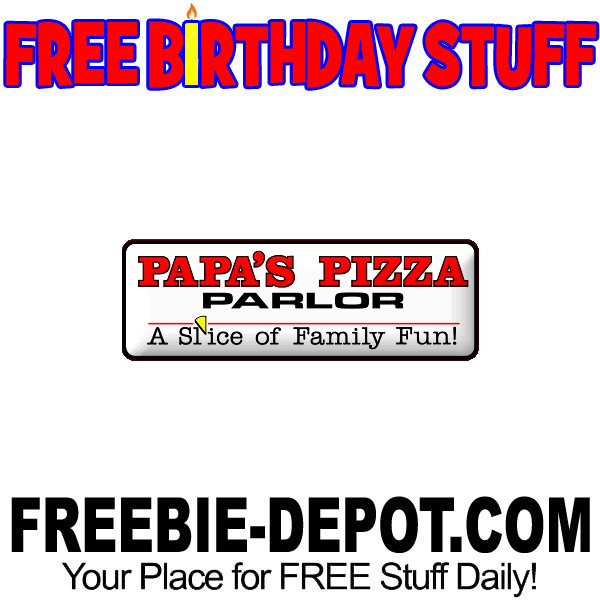 FREE BIRTHDAY STUFF – Papa’s Pizza Parlor