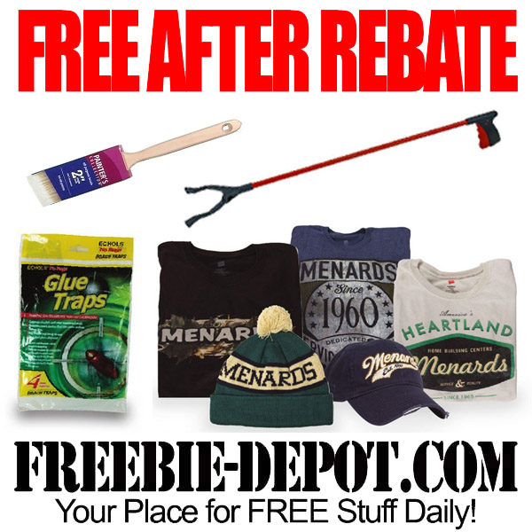 FREE AFTER REBATE – Shirts, Hats and More at Menards – FREE Reach Tool – FREE Paint Brushes – FREE Glue Traps – $91.44 Total Value