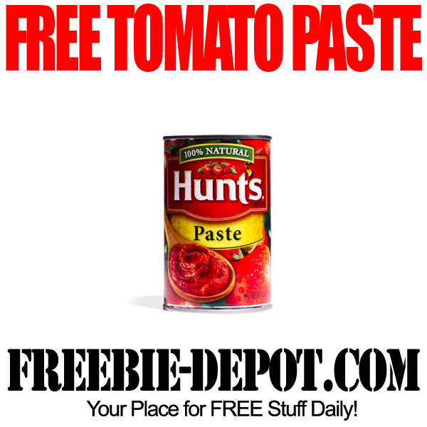 FREE Tomato Paste – Friday Freebie Can of Hunt’s Tomato Paste – FREE Digital Coupon Download