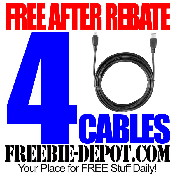 FREE AFTER REBATE – 4 Video/Computer Cables – FREE Cables worth $97+