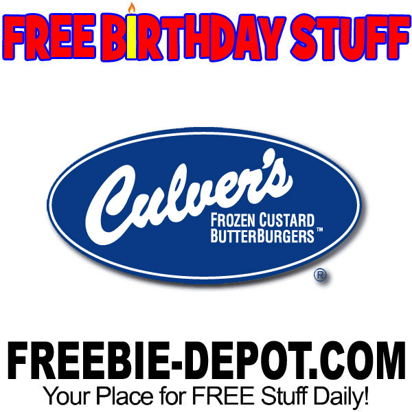 FREE BIRTHDAY STUFF – Culver’s