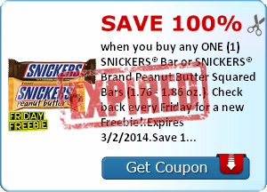 FREE Snickers Bar