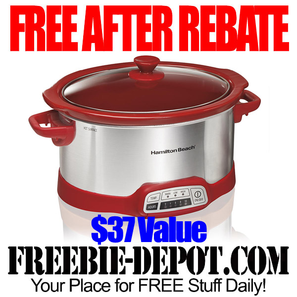 Free After Rebate Hamilton Beach Slow Cooker