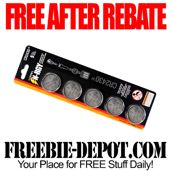 Free After Rebate Lithium Batteries