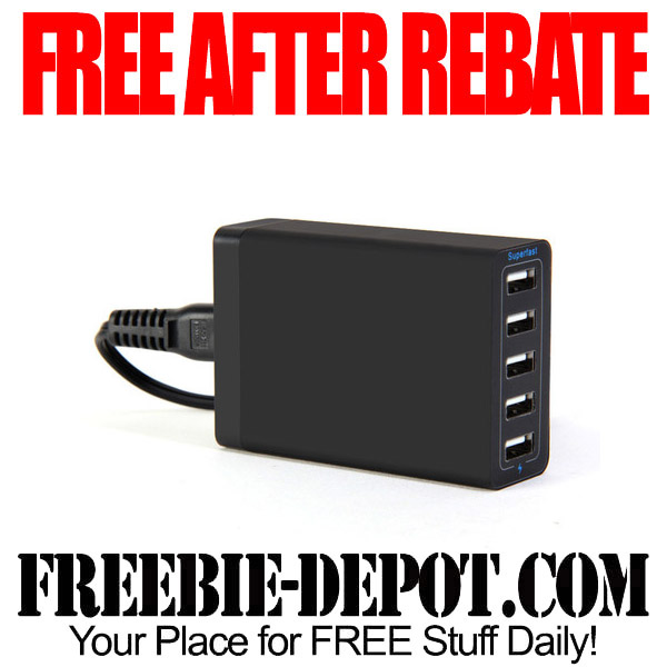 FREE AFTER REBATE – Charging Station – FREE Desktop Power Charger – FREE Shipping – $30 Value