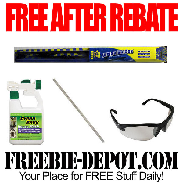 FREE AFTER REBATE – Wiper Blades, Yardstick, Glasses & Cleaner – FREE at Menards – Exp 5/9/15