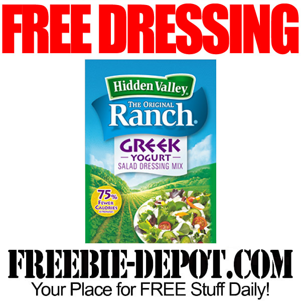 FREE Hidden Valley Greek Yogurt Salad Dressing Mix – Exp 5/20/15