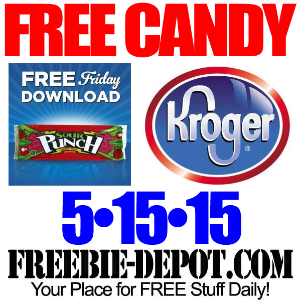 FREE Sour Punch Candy – Kroger Freebie Friday Download – FREE Digital Coupon – FREE Candy with Coupon – 5/15/15