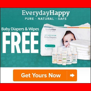 FREE Baby Diapers and Wipes from EverydayHappy – FREE Stuff for Babies
