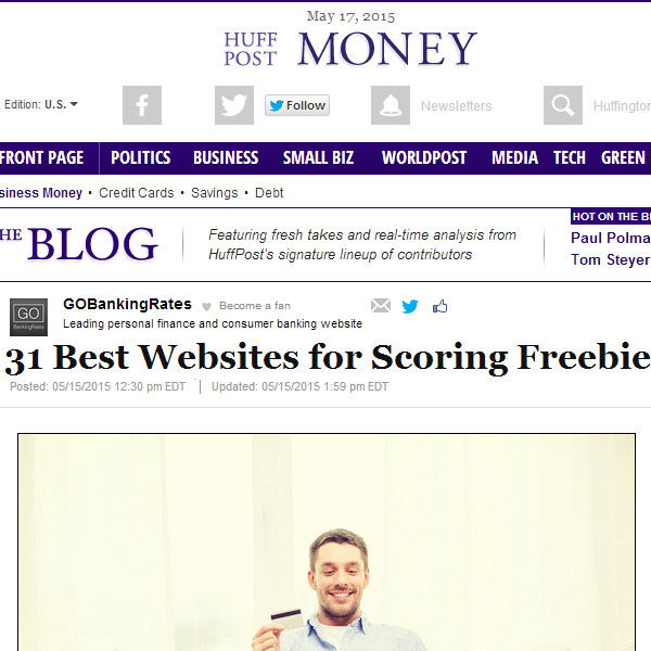 Freebie Depot – A Huffington Post Best Website for Scoring Freebies