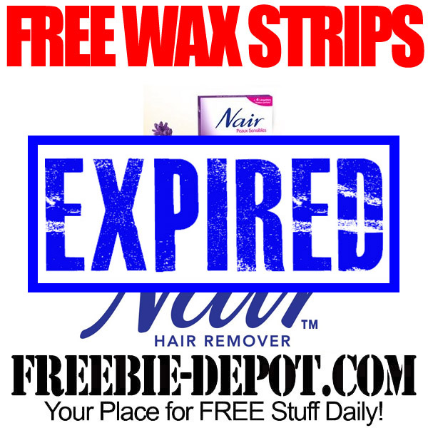 FREE Nair Wax Strips – FREE Full Size Product for Testing – Exp 7/6/15