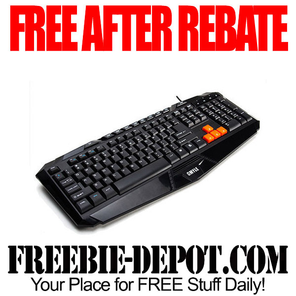 FREE AFTER REBATE – USB Gaming Keyboard – $45 Value – FREE Shipping