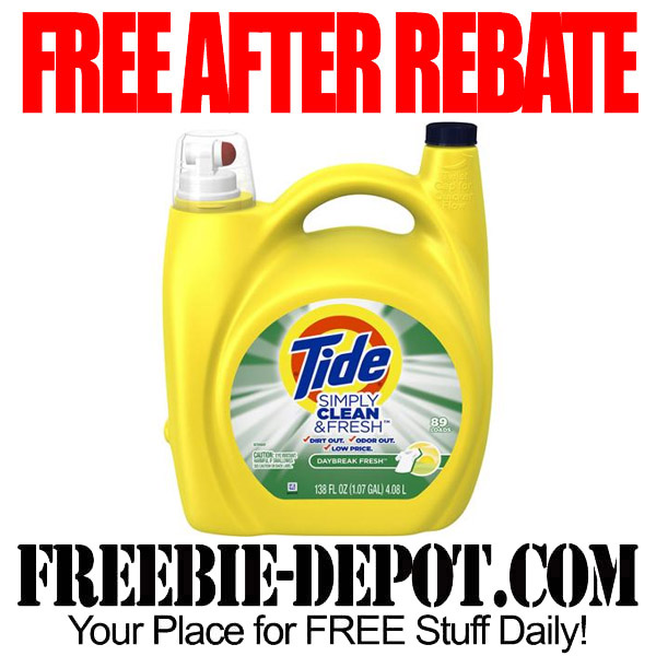 Free After Rebate Tide Laundry Soap