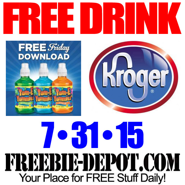 FREE Tum-E Yummies Drink – Kroger Freebie Friday Download – FREE Digital Coupon – 7/31/15