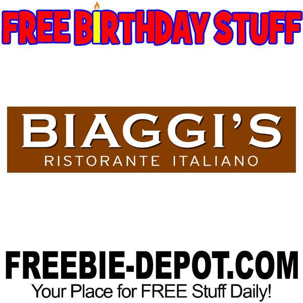 FREE BIRTHDAY STUFF – Biaggi’s Ristorante Italiano