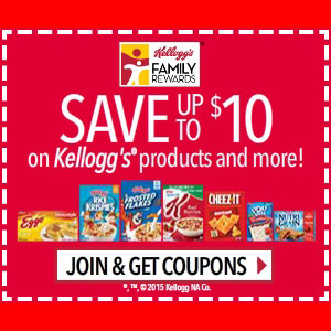 FREE Kellogg’s Family Rewards – FREE Rewards, Cereal Coupons, Recipes, Special Offers, Promotions