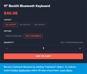 Free Keyboard with Bluetooth