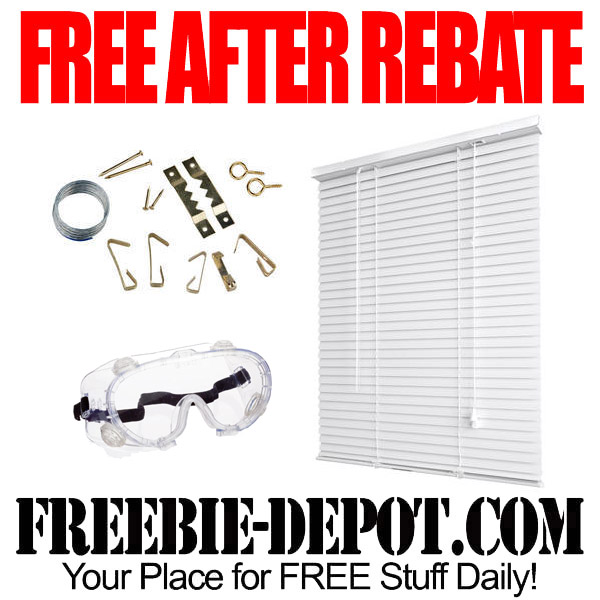 FREE AFTER REBATE – Goggle, Blinds & Picture Hanging Kit at Menards – Exp 11/7/15