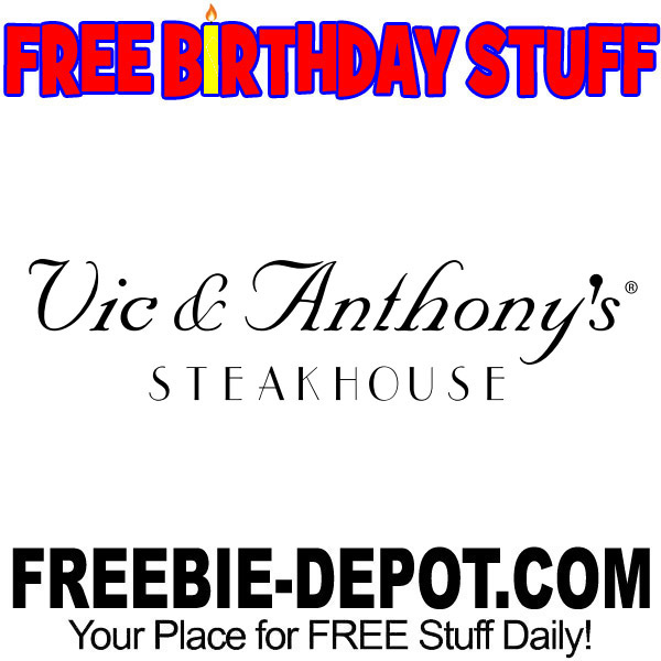 BIRTHDAY FREEBIE – Vic & Anthony’s Steakhouse – FREE BDay Reward