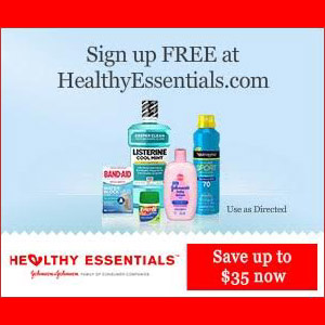 FREE Healthy Essentials – Johnson & Johnson – FREE Coupons, Apps and more!