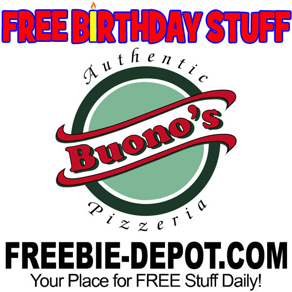 BIRTHDAY FREEBIE – Buono’s Pizzeria
