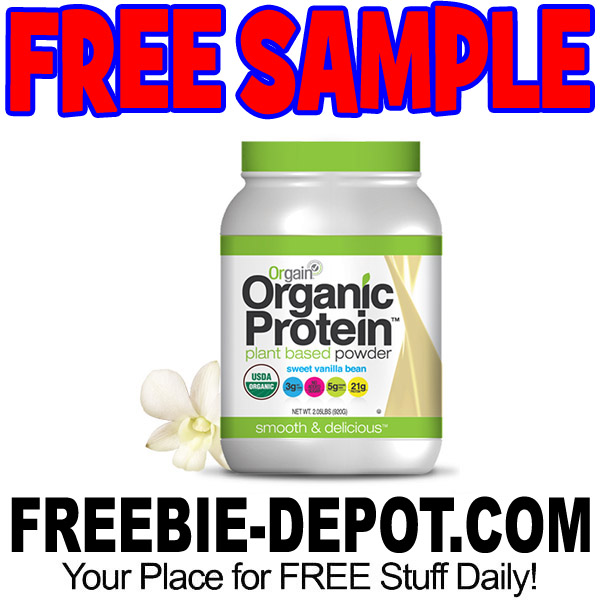 FREE SAMPLE – Orgain Organic Protein Plant Based Powder – Vegan