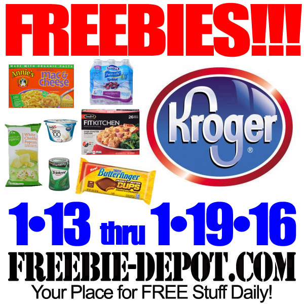 FREE WEEK @ KROGER! 1/13 through 1/19/16 – 7 FREE Items – NEW FREE ITEM EVERY DAY!