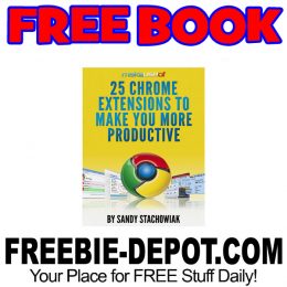 FREE BOOK – 25 Chrome Extensions to Make You More Productive | Freebie ...