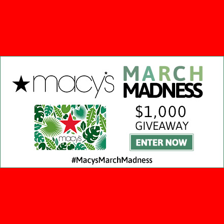 Win FREE Macy’s $50 Gift Cards!!!  Exp 4/1/16 + 25% Additional OFF Clearance Sale