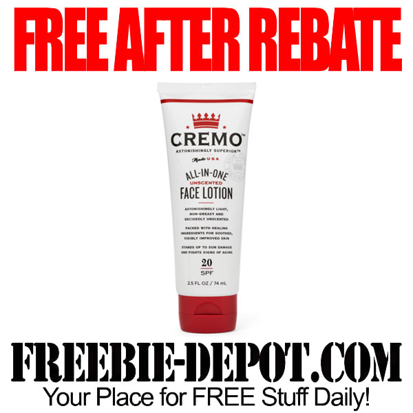 FREE AFTER REBATE – Cremo All-in-One Face Lotion at Walmart – $6 Value – Exp 12/31/16