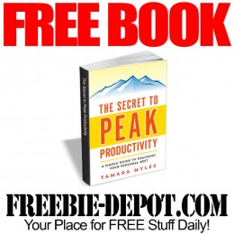 FREE BOOK – The Secret to Peak Productivity – $16 Value | Freebie Depot
