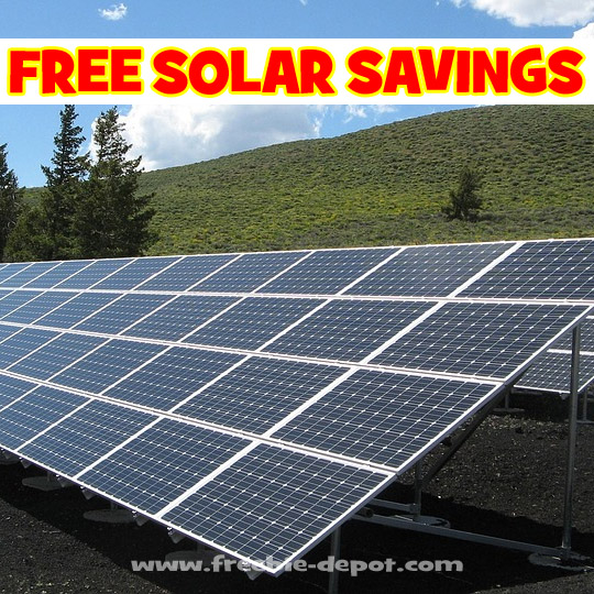 FREE Solar Energy Savings Quote!  SAVE (or make) TONS OF MONEY!