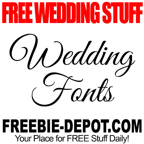 FREE Wedding Stuff – Fonts