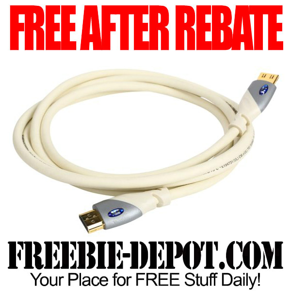 FREE AFTER REBATE – Monster HDMI Cable – Exp 7/8/16