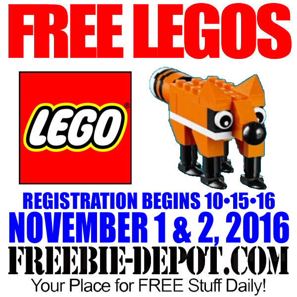 FREE LEGO Mini Model Build – Fox – 11/1 & 11/2/16 – Registration Starts 10/15/16