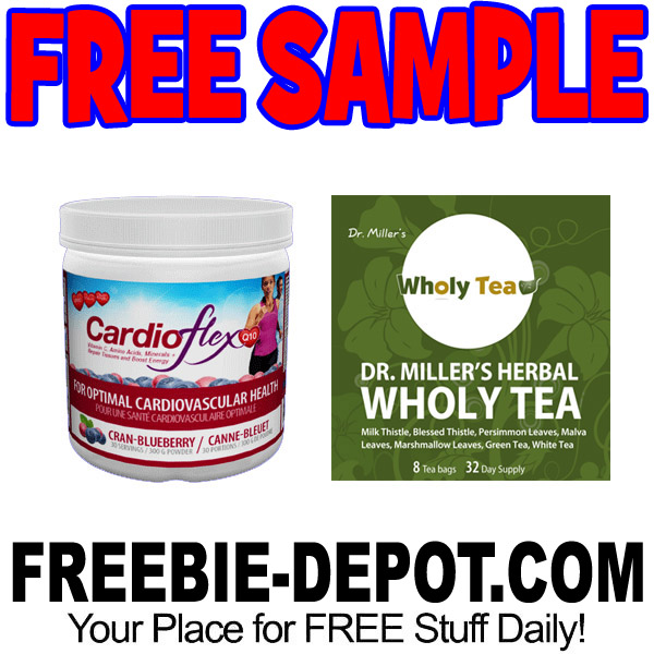 FREE SAMPLE – CardioFlex Q10 or Wholy Tea