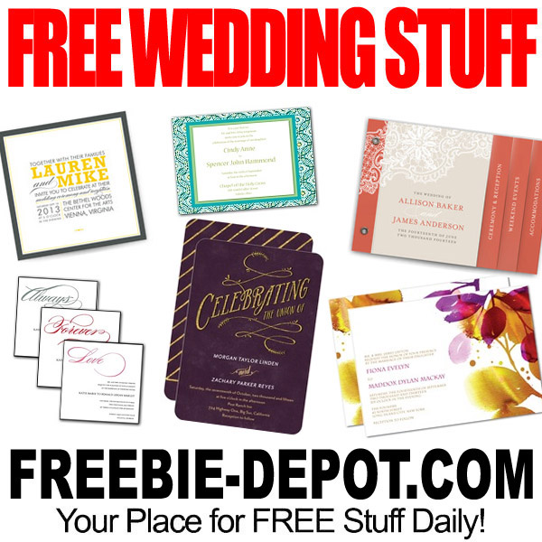 FREE WEDDING STUFF – Invitation Samples