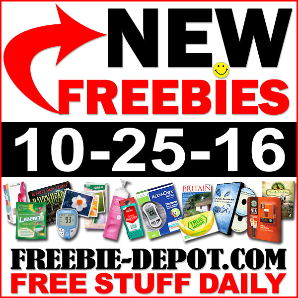 NEW FREEBIE HOTLIST – FREE Stuff for October 25, 2016
