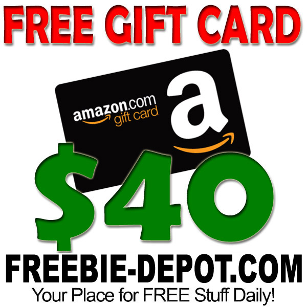 FREE 40 Amazon Gift Card!!!! Freebie Depot