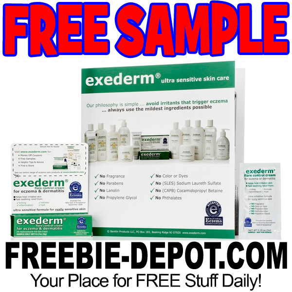 FREE SAMPLE – exederm Ultra Sensitive Skin Care
