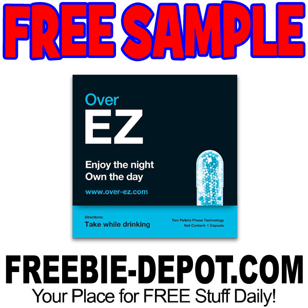 FREE SAMPLE – Over EZ Hangover Supplement