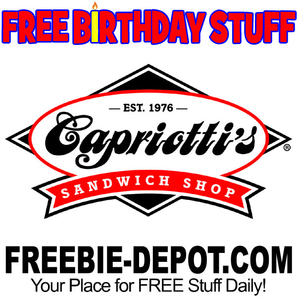BIRTHDAY FREEBIE – Capriotti’s Sandwich Shop