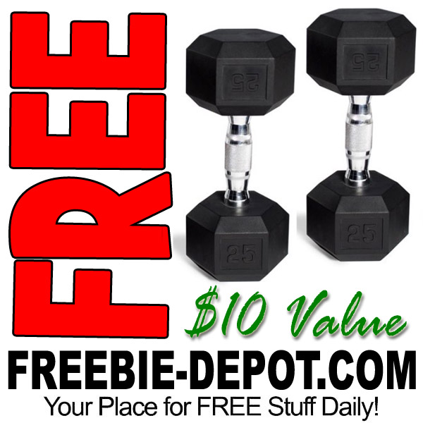 FREE Set of Barbell Hex Dumbbells – $10 Value – Exp 1/30/17