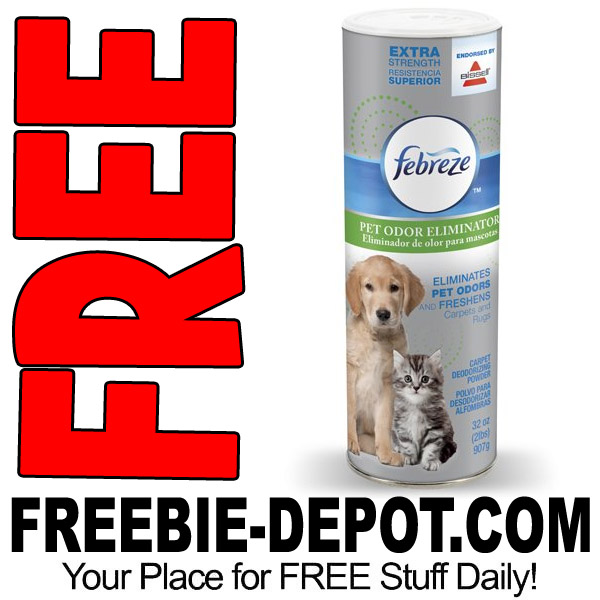 FREE Febreze Extra Strength Pet Odor Eliminator – FULL SIZE!
